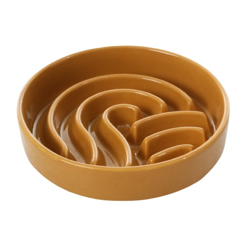 Wave Pattern Slow Feeder Bowl