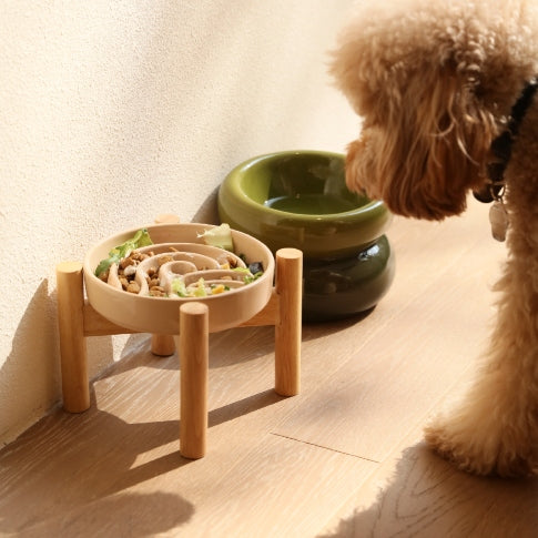 Wave Pattern Slow Feeder Bowl