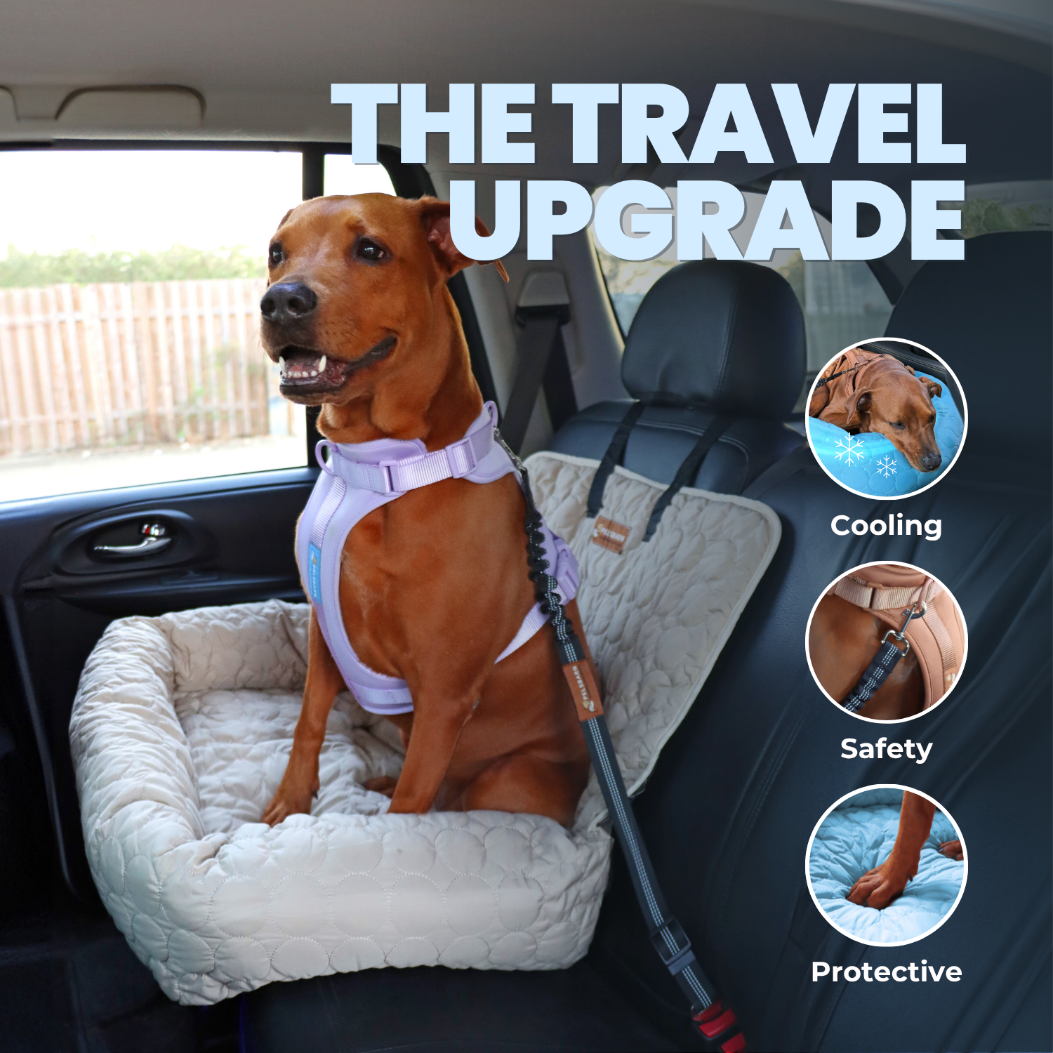 Pelsbarn Cooling Car Bed