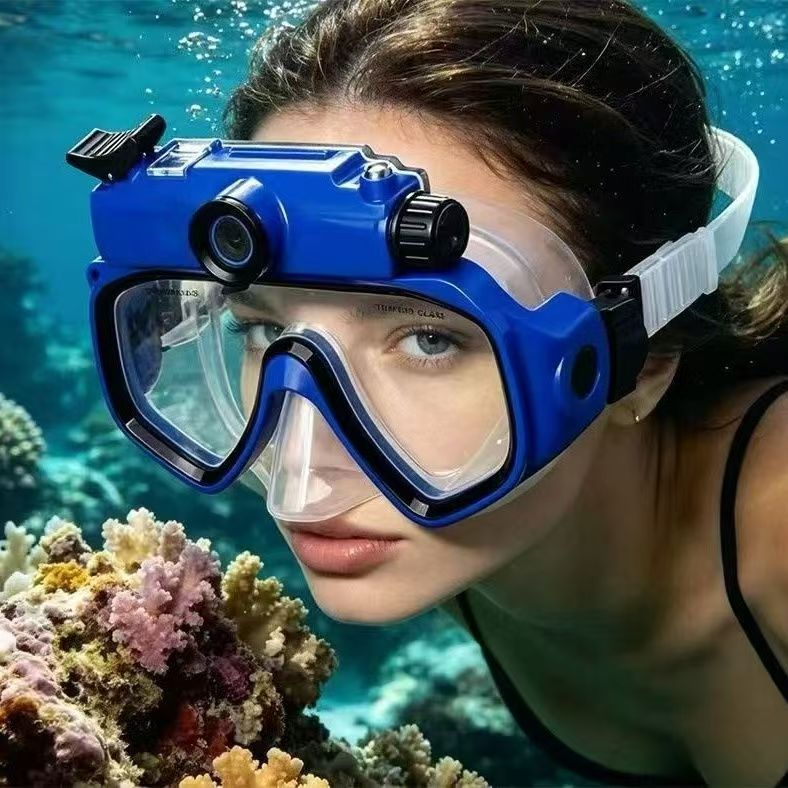 Video Recording Diving Mask with Camera