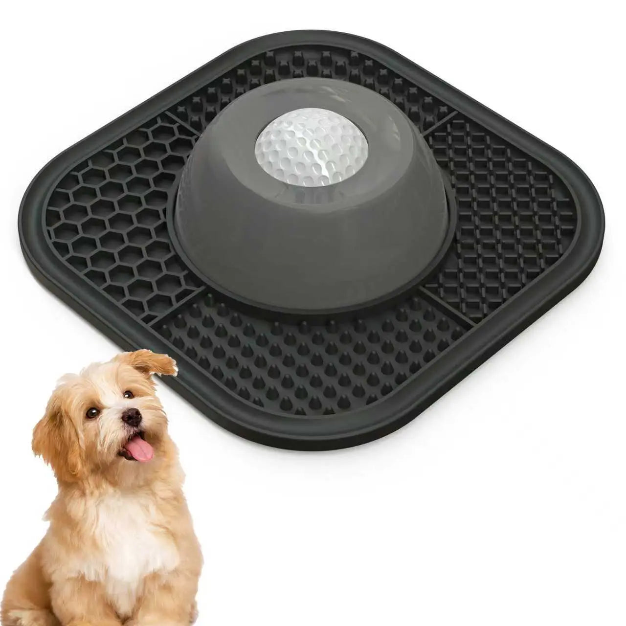 Slow Feeder Dog Bowl for Liquid Treats