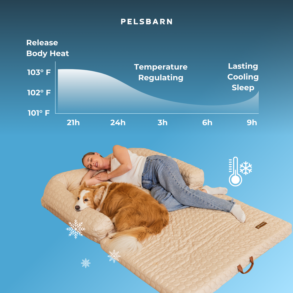 Human Size Cooling Dog Bed