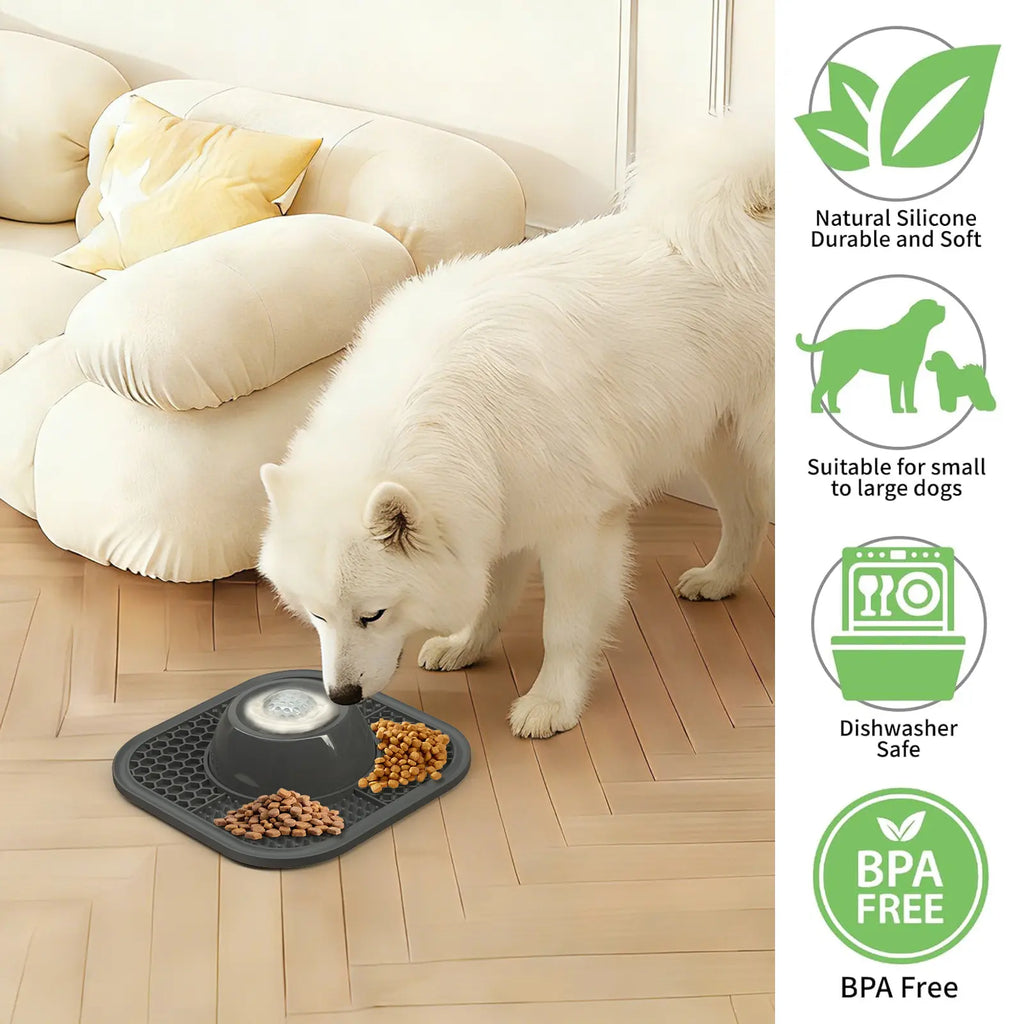 Slow Feeder Dog Bowl for Liquid Treats