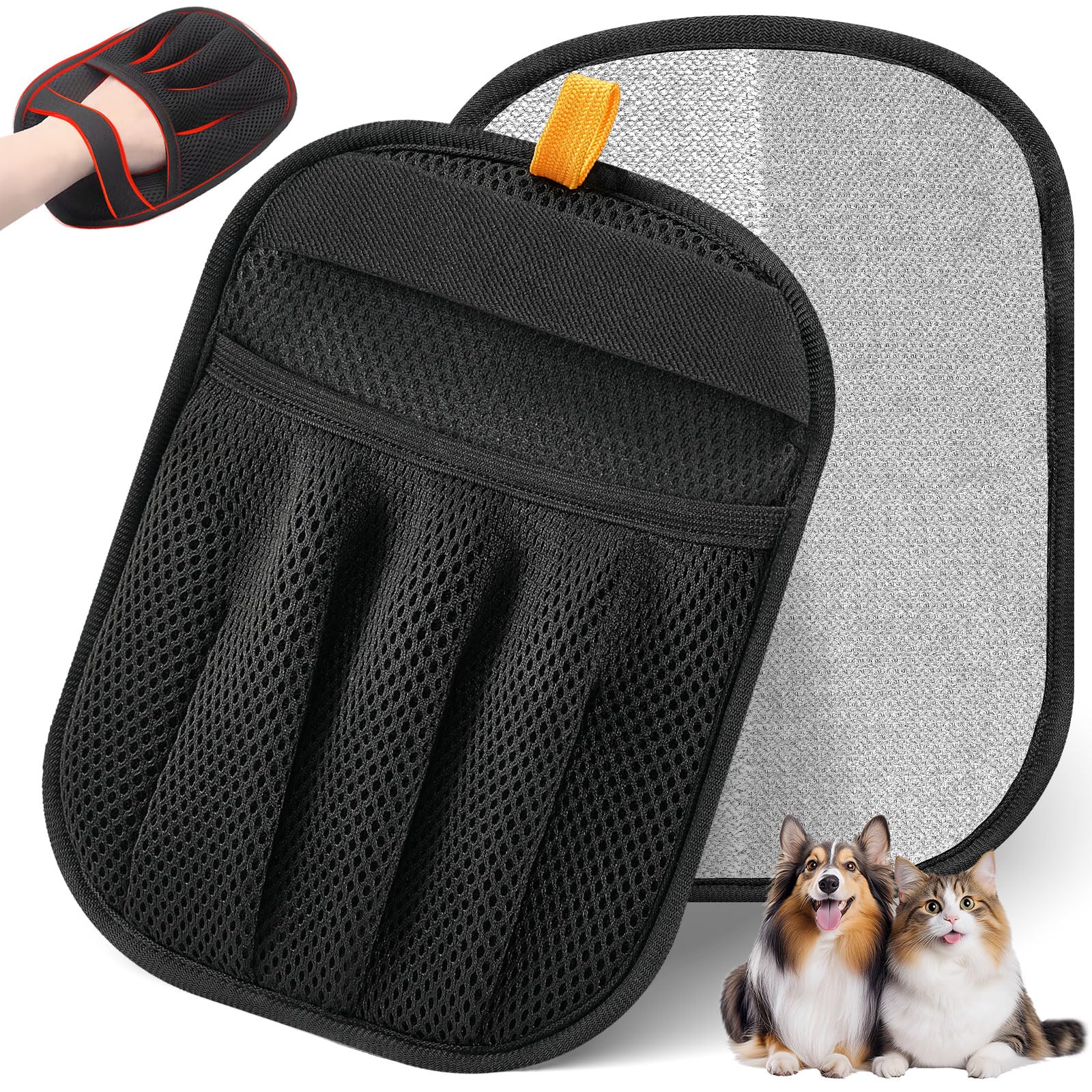 Pet Hair Removal Glove for Cats & Dogs