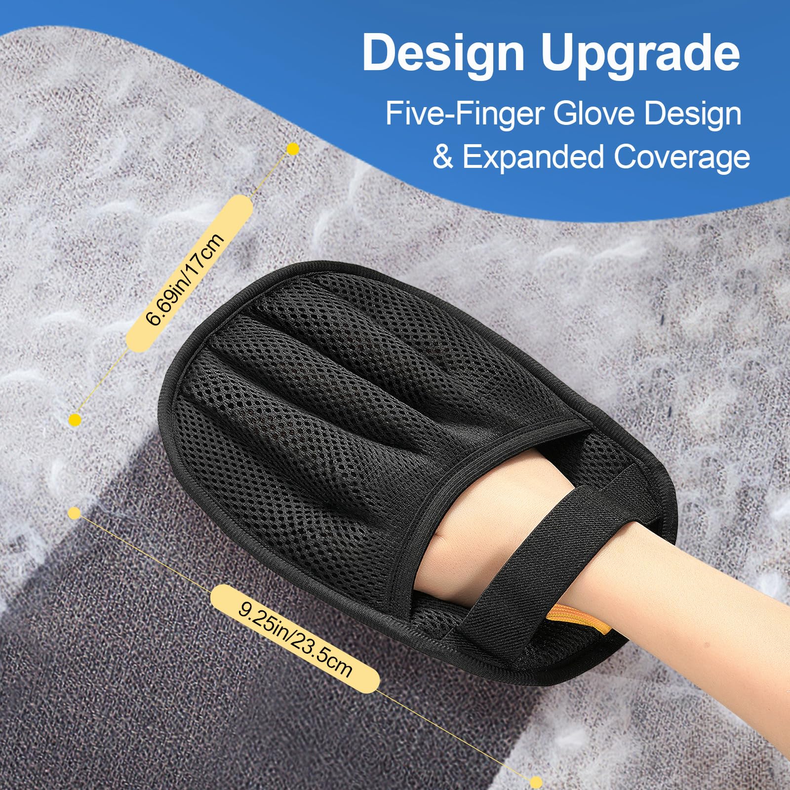 Pet Hair Removal Glove for Cats & Dogs