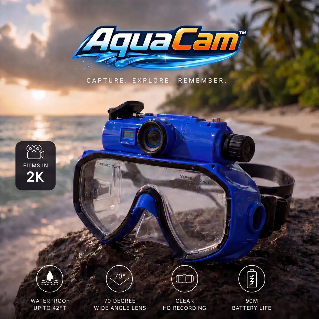 Video Recording Diving Mask with Camera