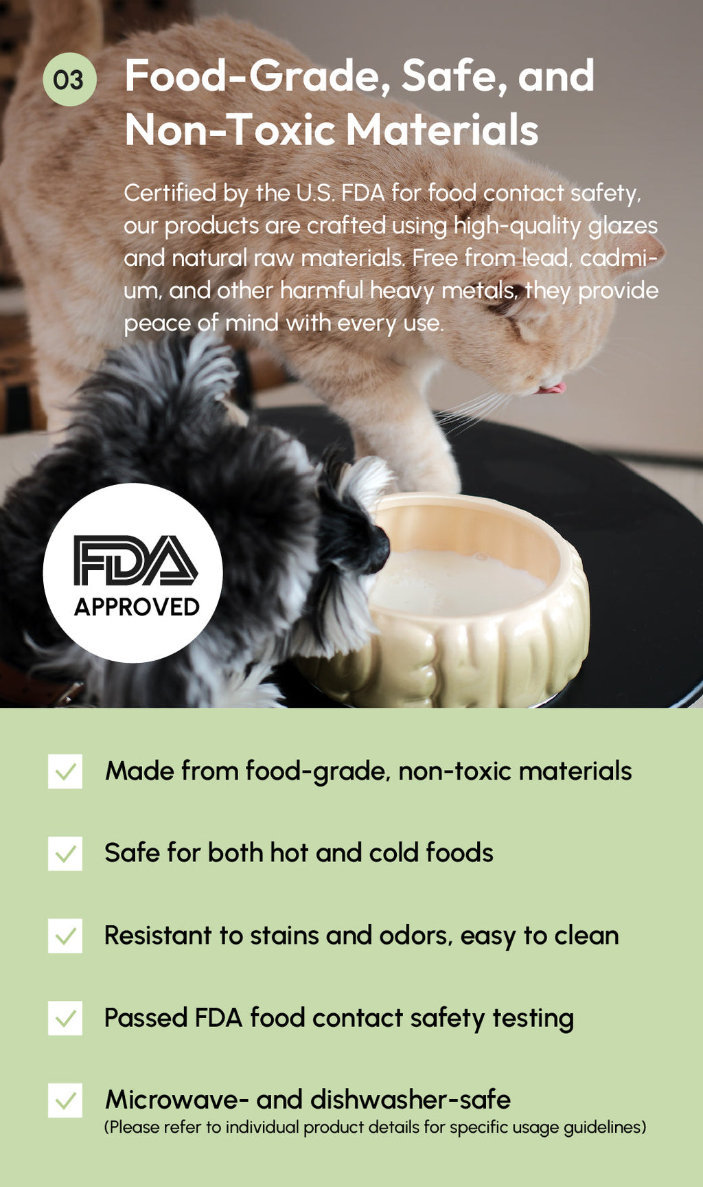 Puff Pet Bowl - Gradient Olive