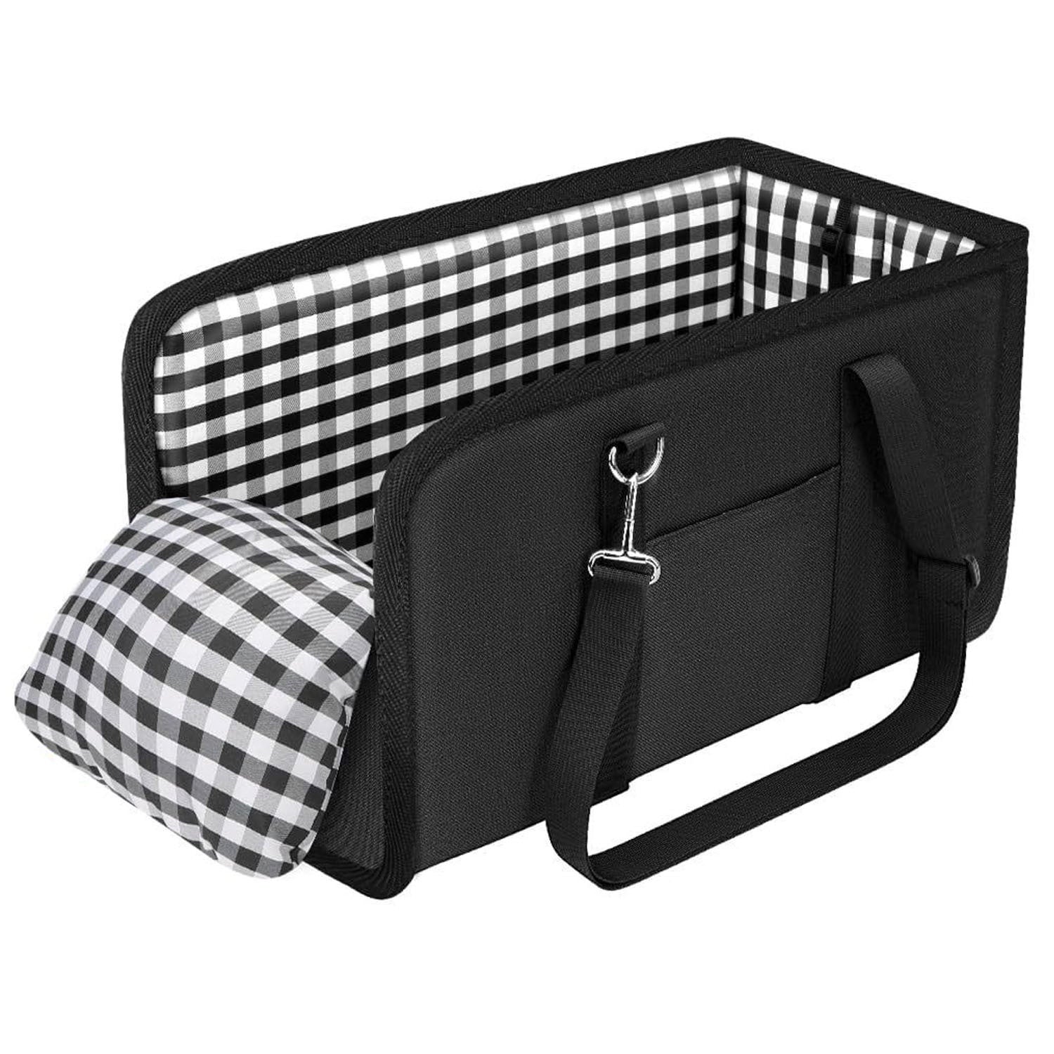 Portable Dog Car Booster Seat with Cushion