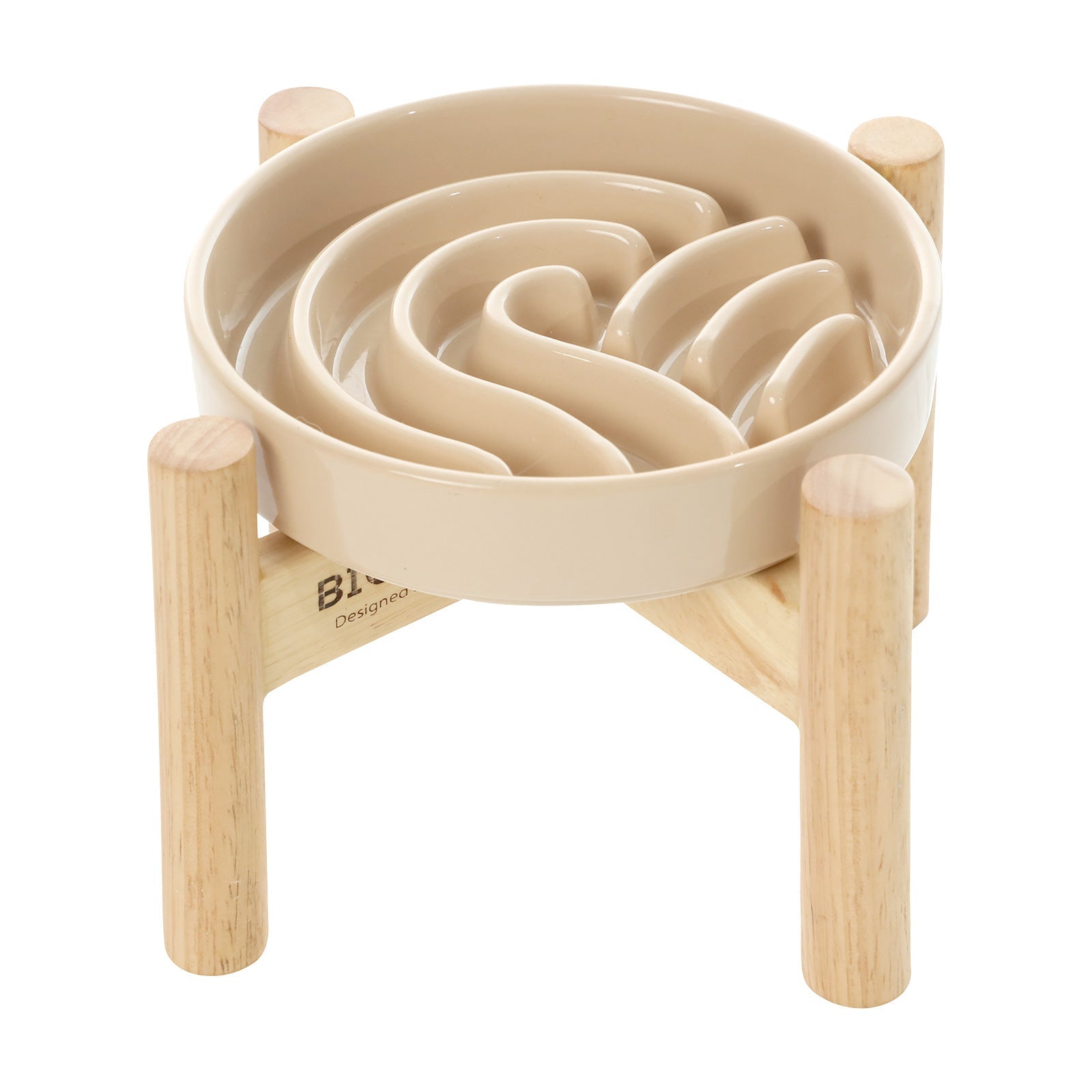 Wave Pattern Slow Feeder Bowl