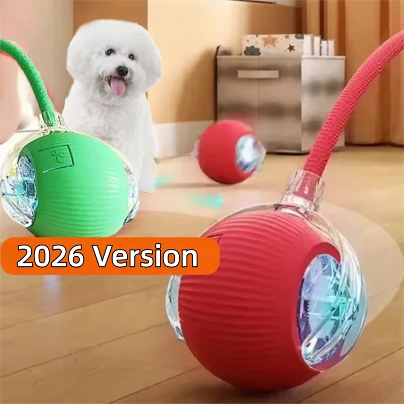2026 PLE New Dog Interactive Ball Toy, Automatic Rolling Dog Ball ...