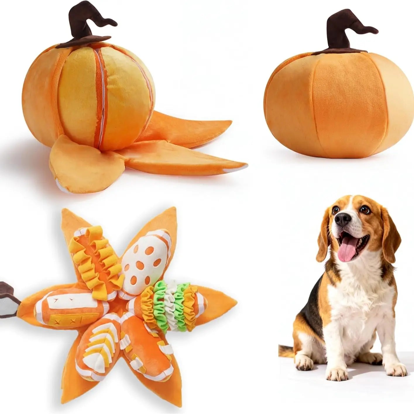 4-in-1 Watermelon Enrichment Dog Toy