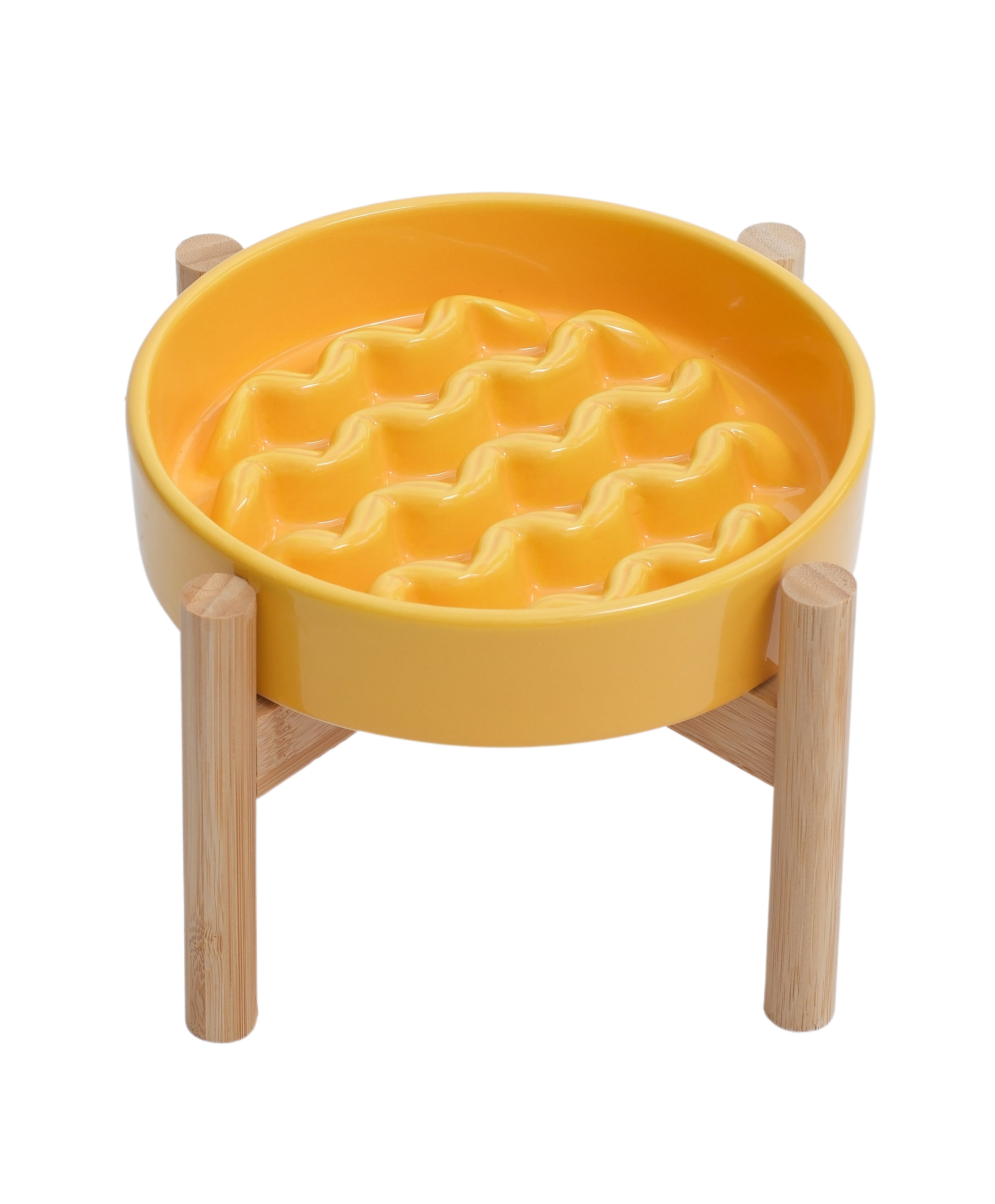 Macaroni Pattern Slow Feeder Bowl