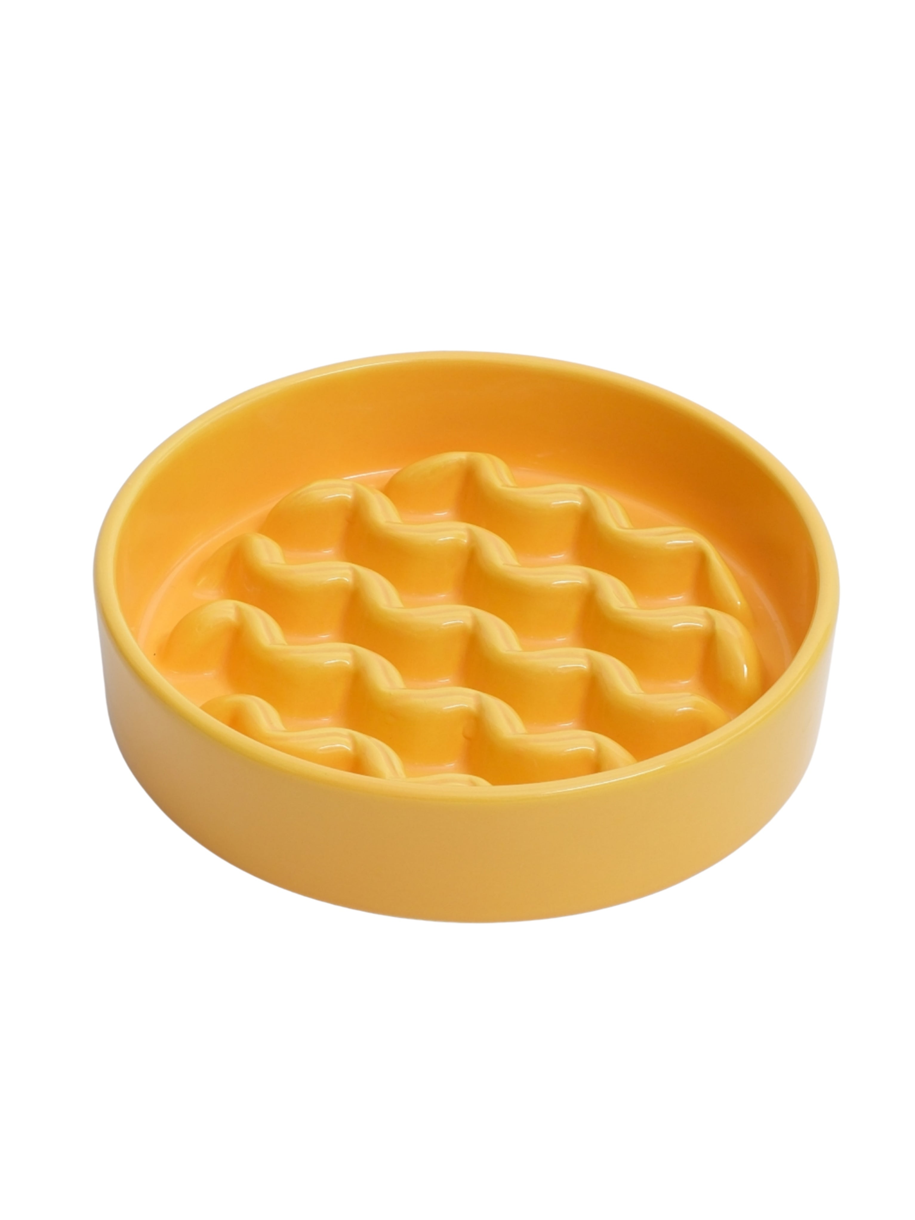 Macaroni Pattern Slow Feeder Bowl
